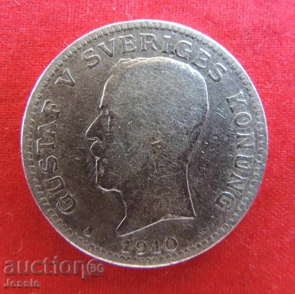 1 Krone Σουηδία 1910 W Ασήμι με τιμή 34.90 BGN | € 17.84