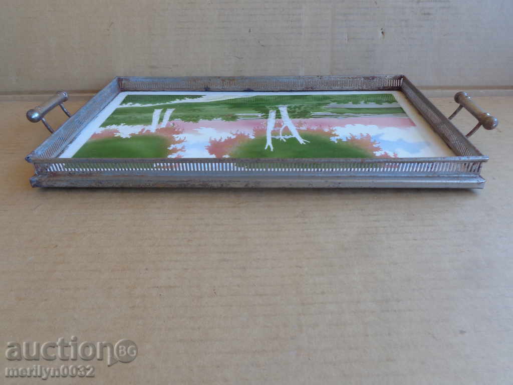 Delivery of Old tray, porcelain, casserole early 20th century Delivery of Old tray, porcelain, casserole early 20th century