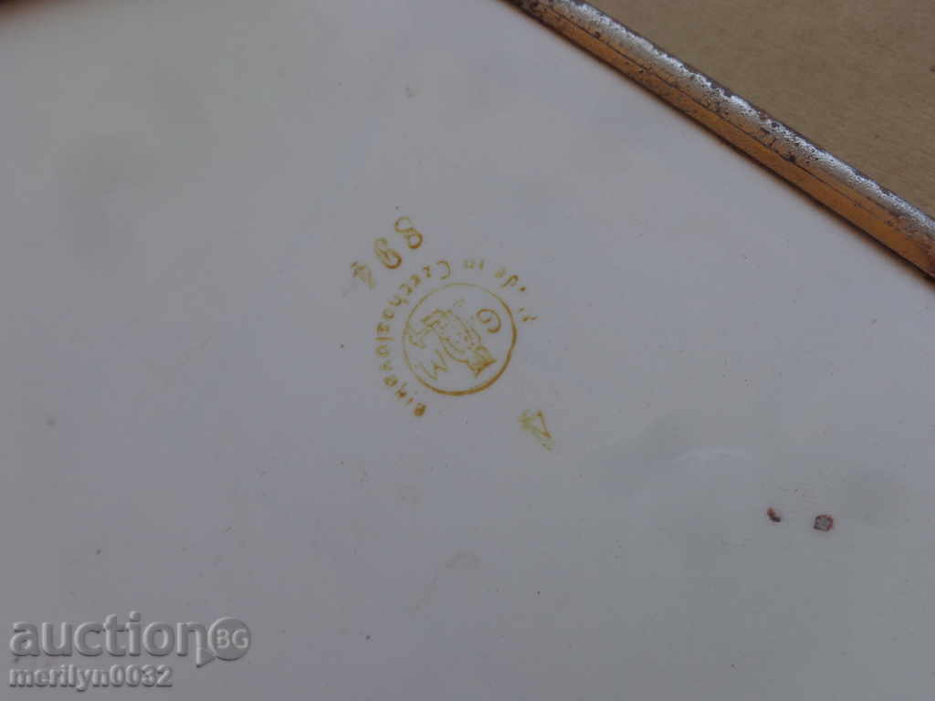 Old tray, porcelain, casserole early 20th century - 6 Old tray, porcelain, casserole early 20th century - 6