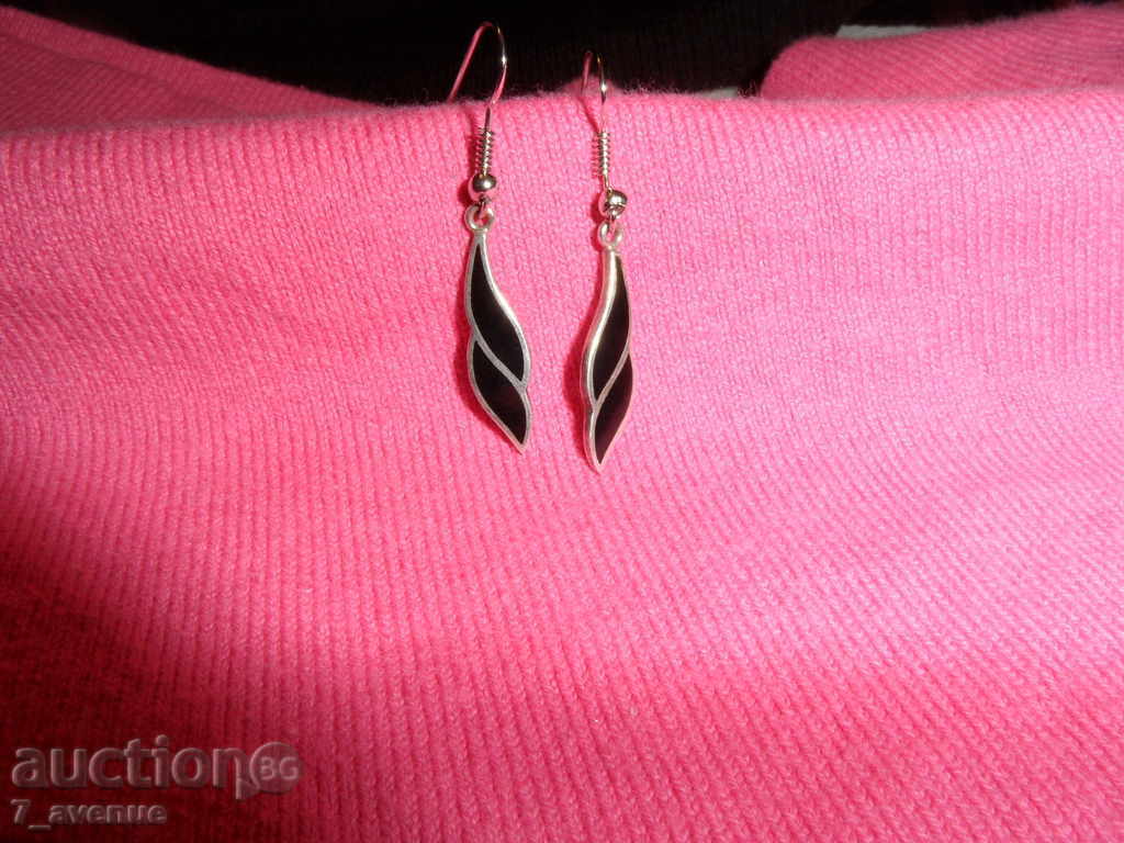 EARRINGS silver - 25/7mm High quality!