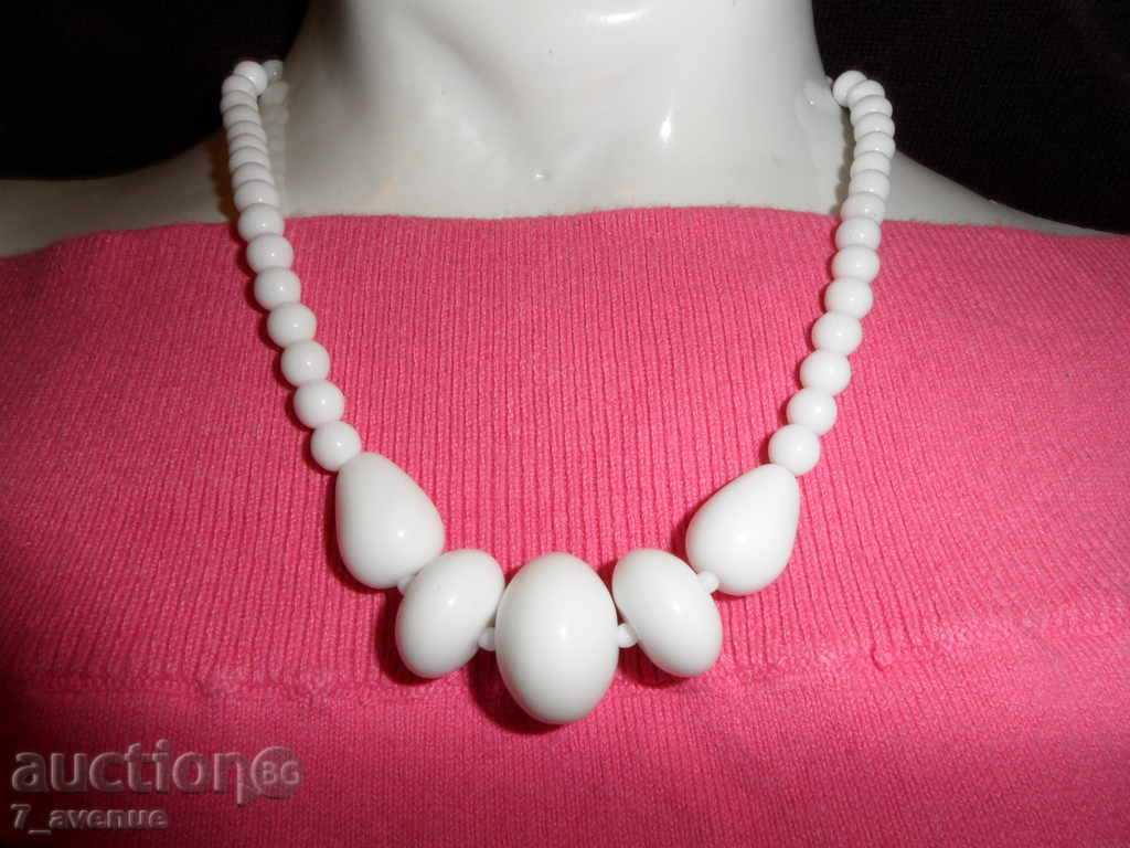 NECKLACE - in white 36/2cm