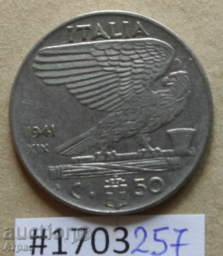 50 centime 1941 - Italia magnetice