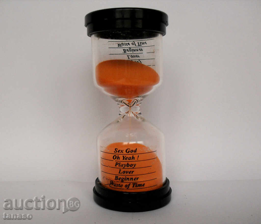 Funny sand clock with price 20.00 BGN | € 10.23 Funny sand clock with price 20.00 BGN | € 10.23
