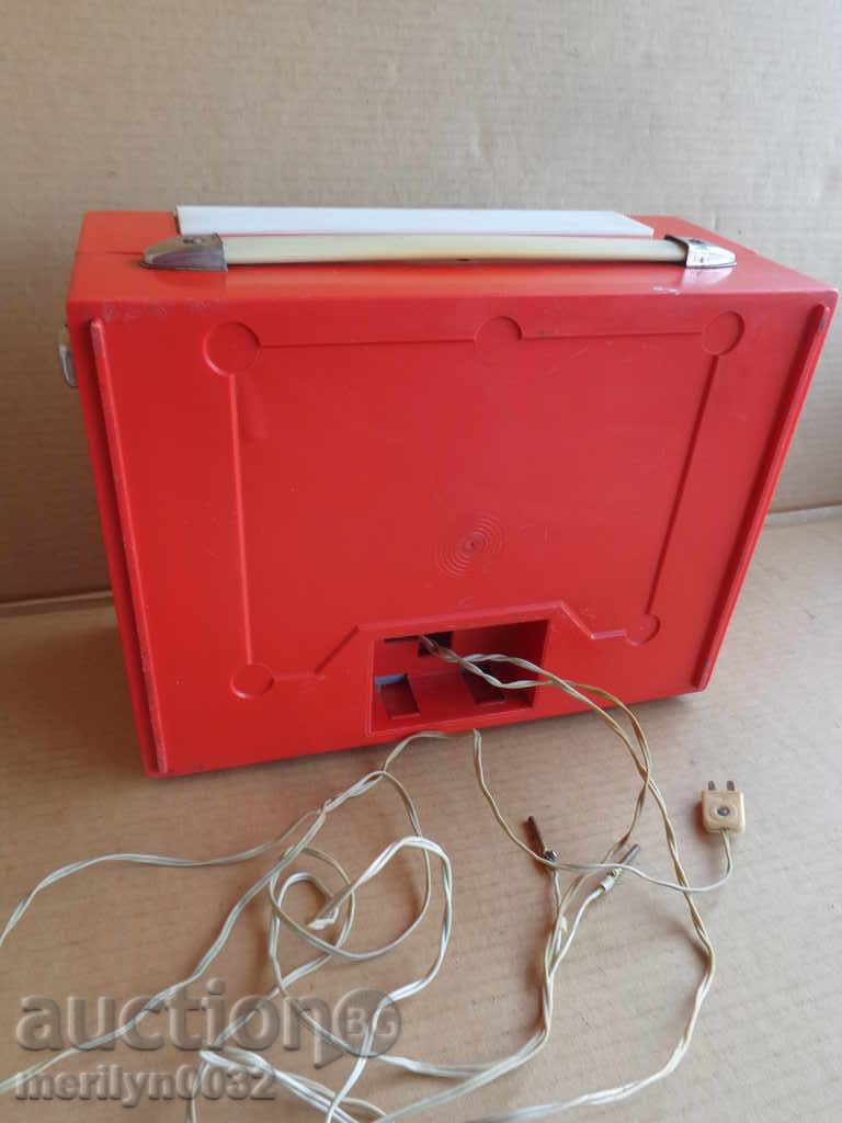 Old portable turntable Konzertnoy USSR - 5