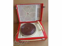 Old Portable Gramophone Concertinoy USSR