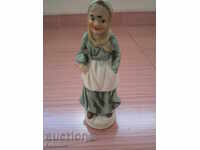 English porcelain statuette woman