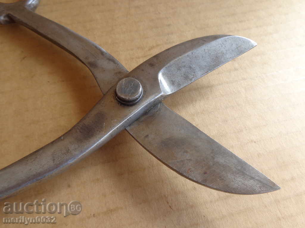 Old forged scissors for wrought iron sheet - 6 Old forged scissors for wrought iron sheet - 6