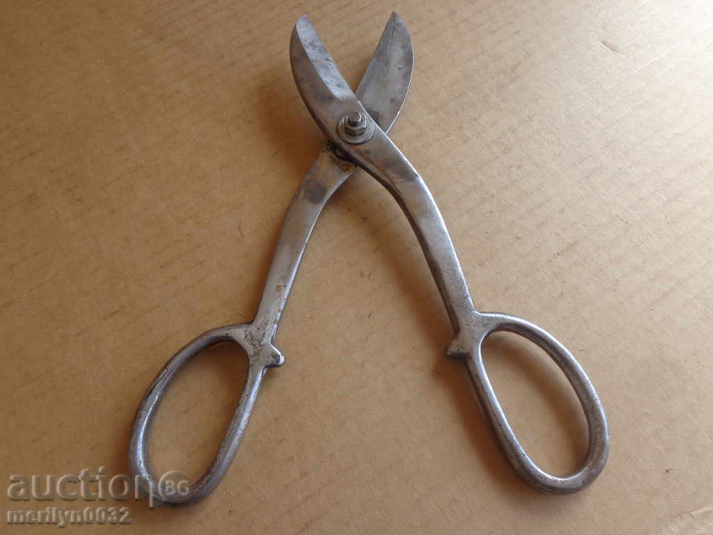 Old forged scissors for wrought iron sheet - 7 Old forged scissors for wrought iron sheet - 7
