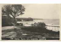 Αντίκα καρτ ποστάλ - Βάρνα, γωνιά από τον θαλάσσιο κήπο