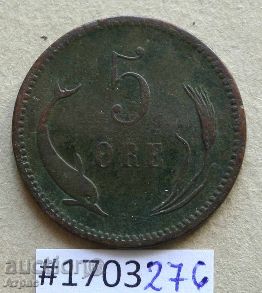 5 plug 1874 Danemarca