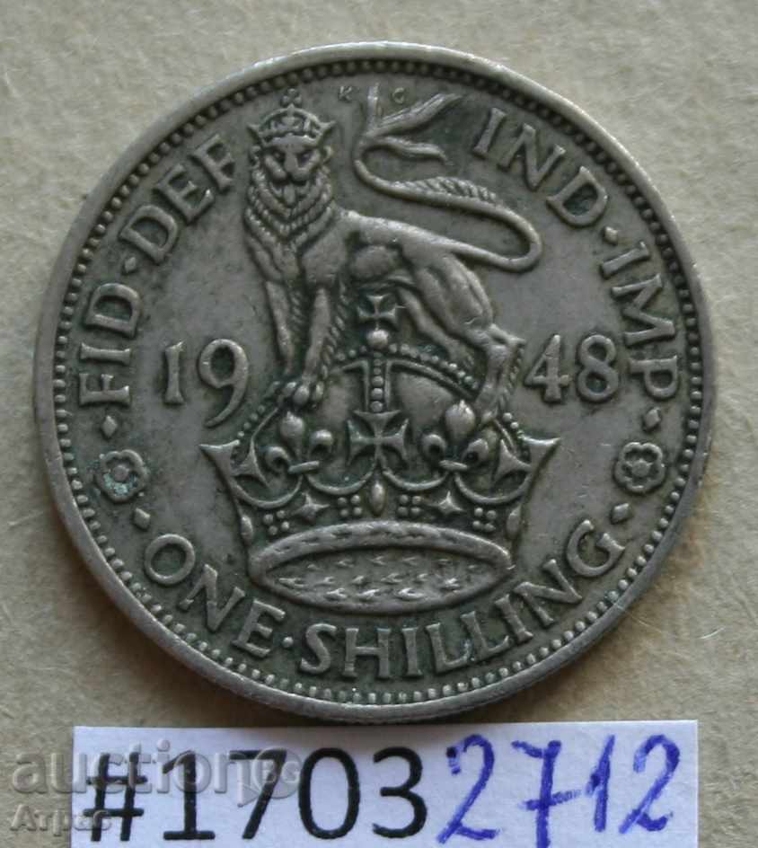 1 shilling 1948 Marea Britanie -