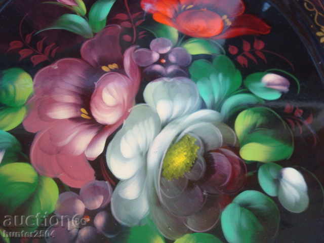 Δίσκος, ζωγραφισμένα στο χέρι, μεγάλη 380h315mm. με τιμή 28.95 BGN | € 14.80 Δίσκος, ζωγραφισμένα στο χέρι, μεγάλη 380h315mm. με τιμή 28.95 BGN | € 14.80