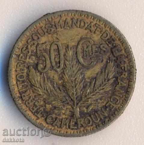 Γαλλική Καμερούν 50 centimes 1925