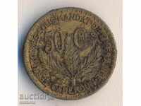 Γαλλική Καμερούν 50 centimes 1925