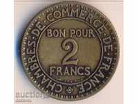 Франция 2 франка 1923 година