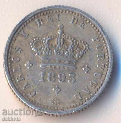 Πορτογαλία 50 ρέις 1893, σπάνιο