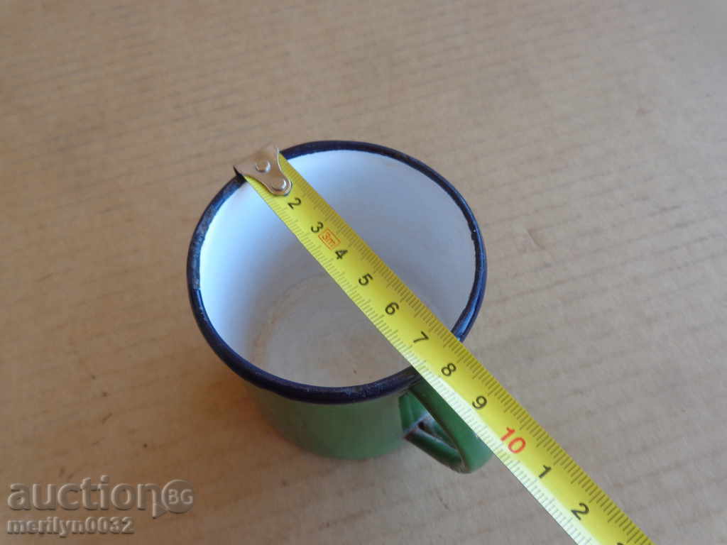 Delivery of An old pot with enamel, enamelled vessel, Bulgaria Delivery of An old pot with enamel, enamelled vessel, Bulgaria