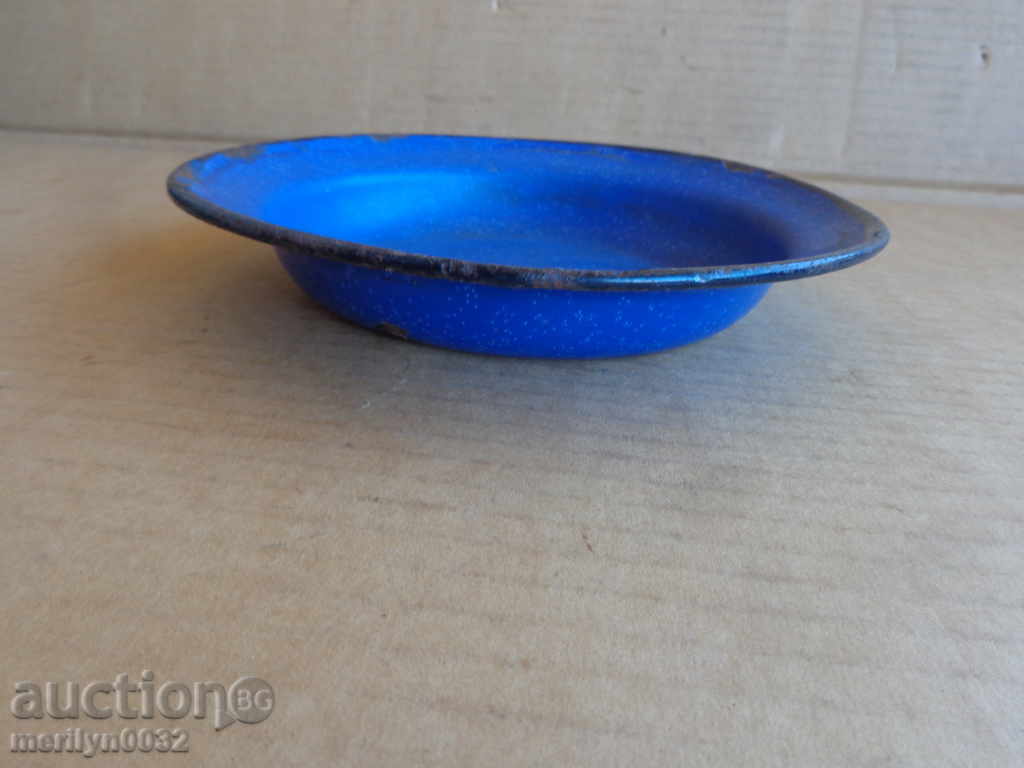 Enameled dish, enamel bowl, bowl, wounded soup - 5 Enameled dish, enamel bowl, bowl, wounded soup - 5