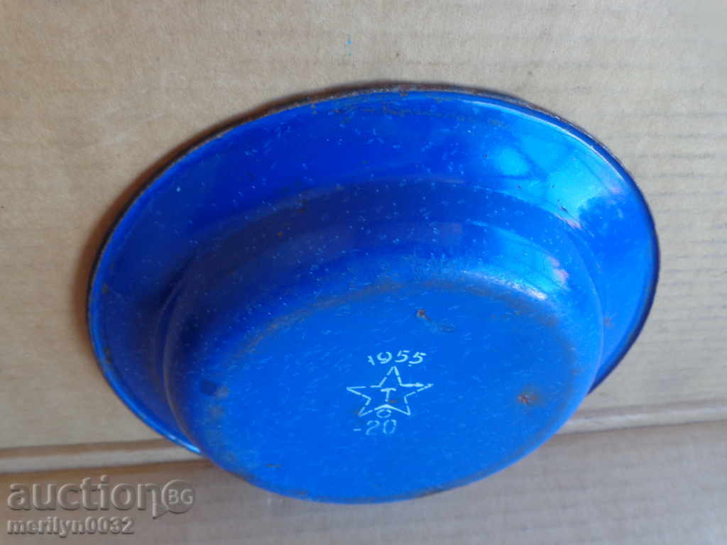 Enameled dish, enamel bowl, bowl, wounded soup - 6 Enameled dish, enamel bowl, bowl, wounded soup - 6