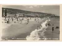 Old postcard - Golden sands - general view