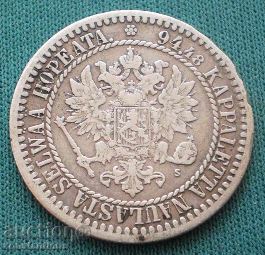 Russia Alexander II 1 Brand 1865 Very Rare Finland with price € 33.23 | 64.99 BGN