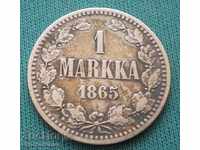 Russia Alexander II 1 Brand 1865 Very Rare Finland