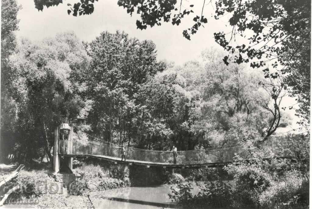 Стара пощенска картичка - Елхово, Мост над Тунджа