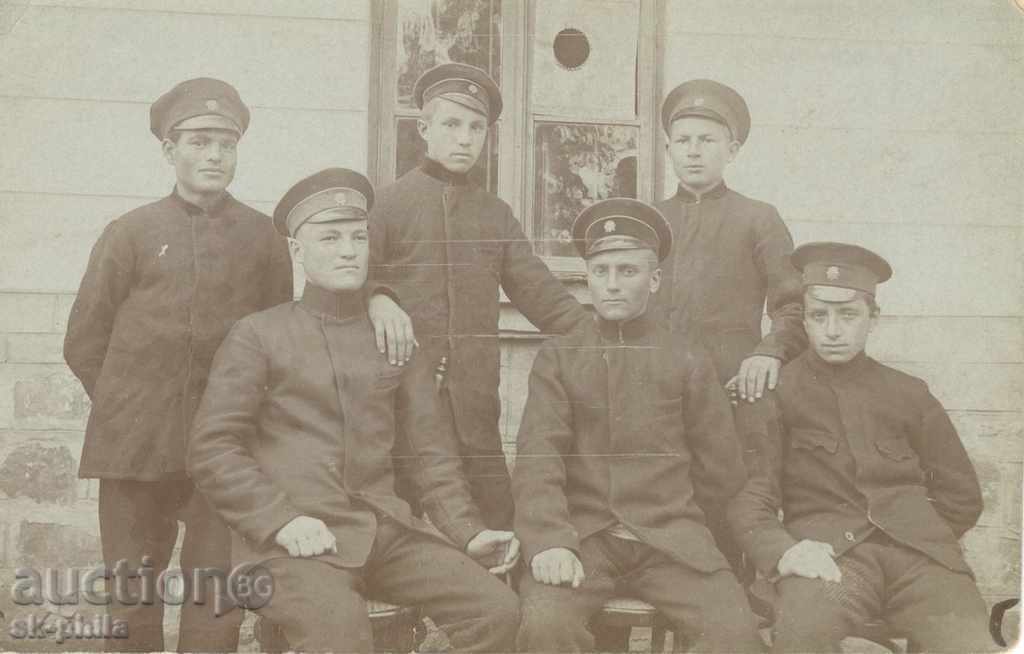 Παλιά φωτογραφία - Ομάδα στρατιωτών