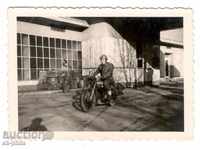 Old photo - German motorcyclist