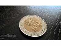 Coin - Portugal - 100 escudos 1991