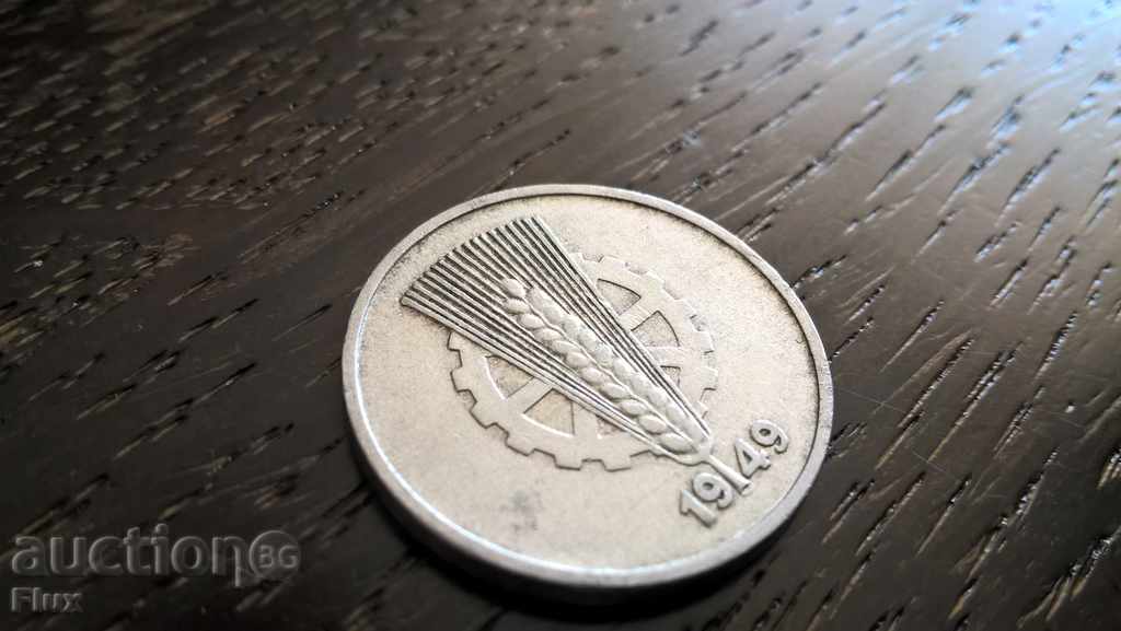 Coin - Germany - 10 pfenigs 1949; Series A with price 1.65 BGN | € 0.84