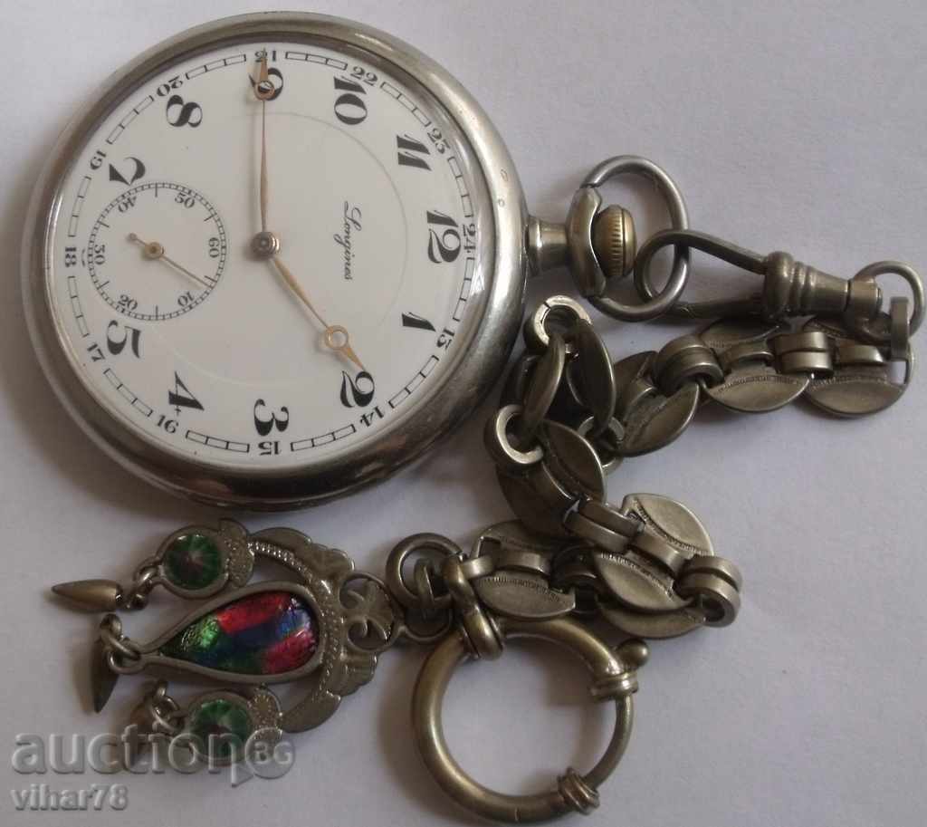 Auction  pocket watch - LONGINES-MINT