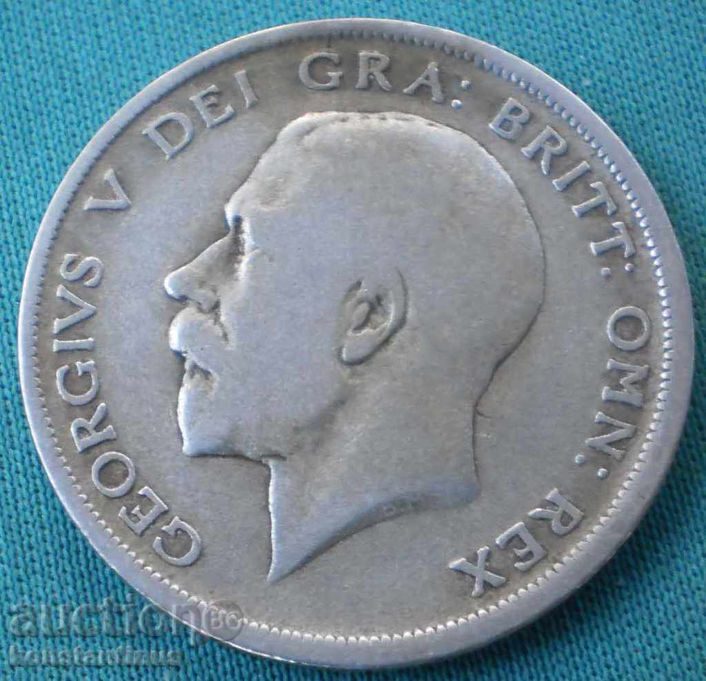 Англия  Half Crown  1920  Rare  Сребро с цена € 10.23 | 20.01 лв.