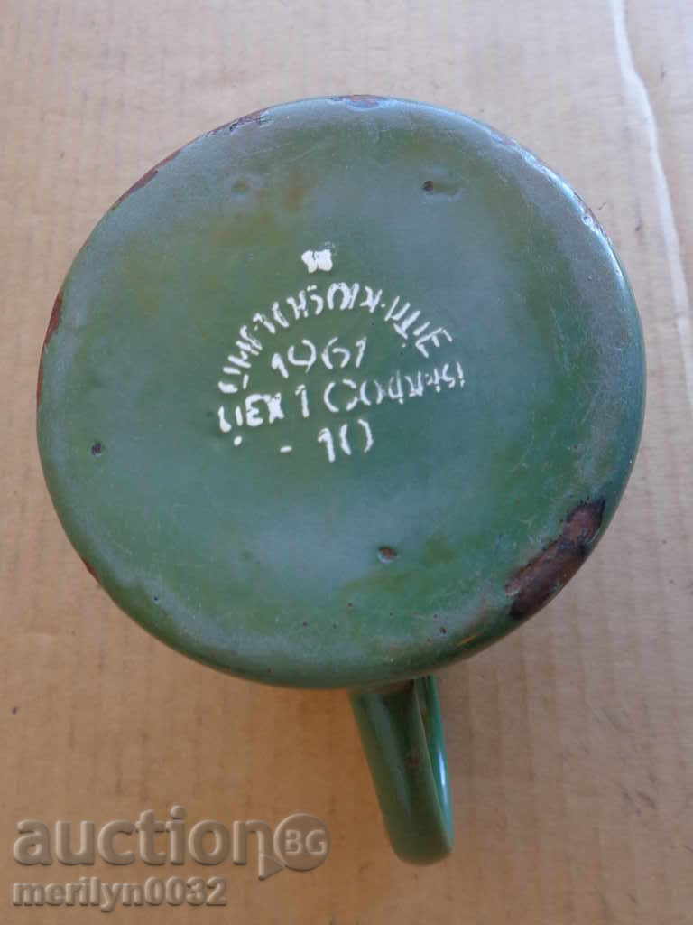 Enamelled pot, kettle, ketchup, kettle, wounded sod - 6