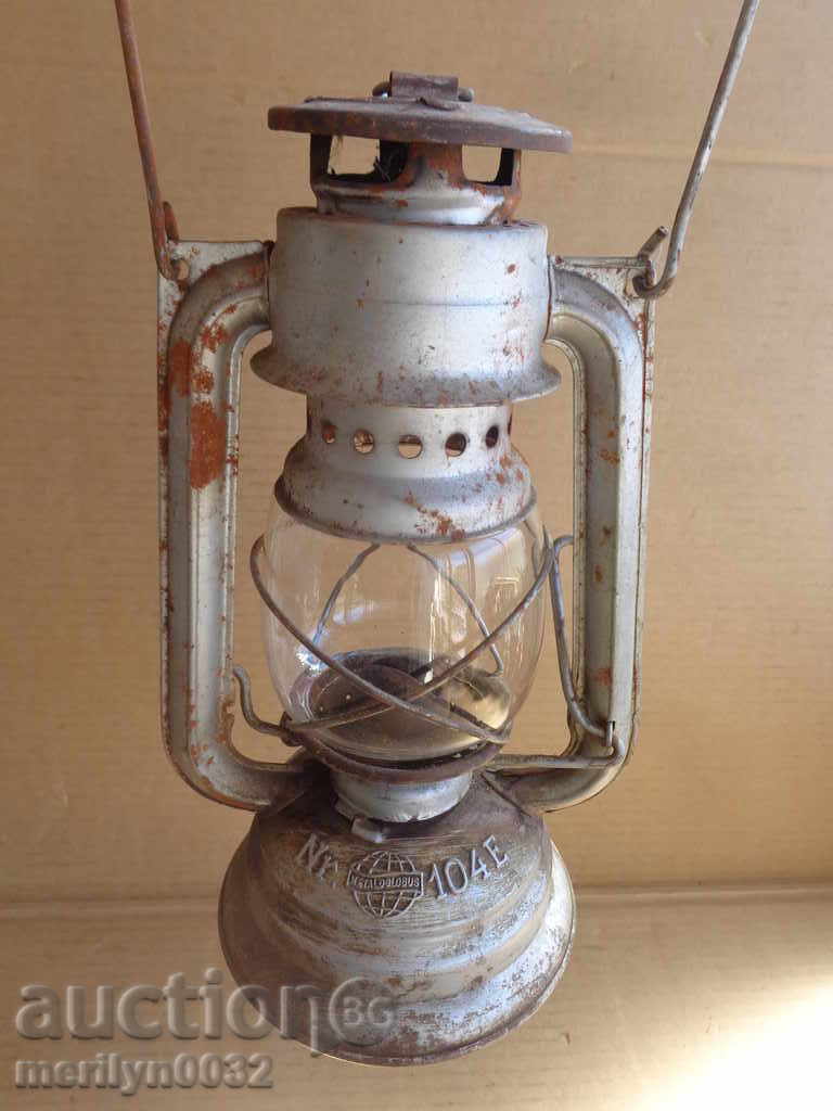 Стар немски фенер, лампа, прожектор светилник - 7 Стар немски фенер, лампа, прожектор светилник - 7