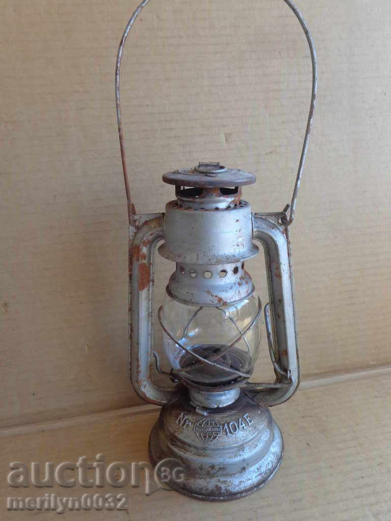 Стар немски фенер, лампа, прожектор светилник Стар немски фенер, лампа, прожектор светилник
