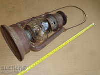Стар чешки фенер, лампа, прожектор светилник