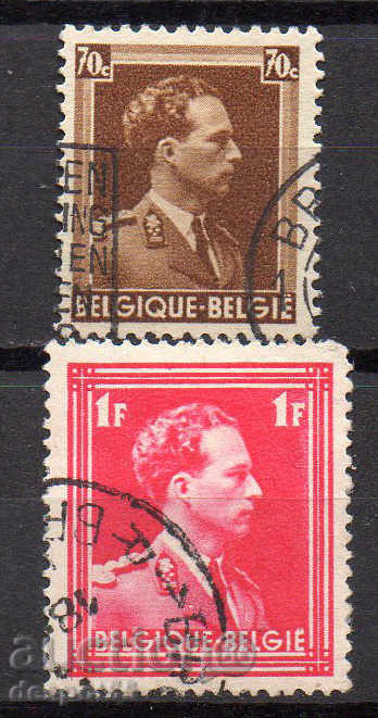 1936-1941. Belgia. Portretul împăratului Leopold III.