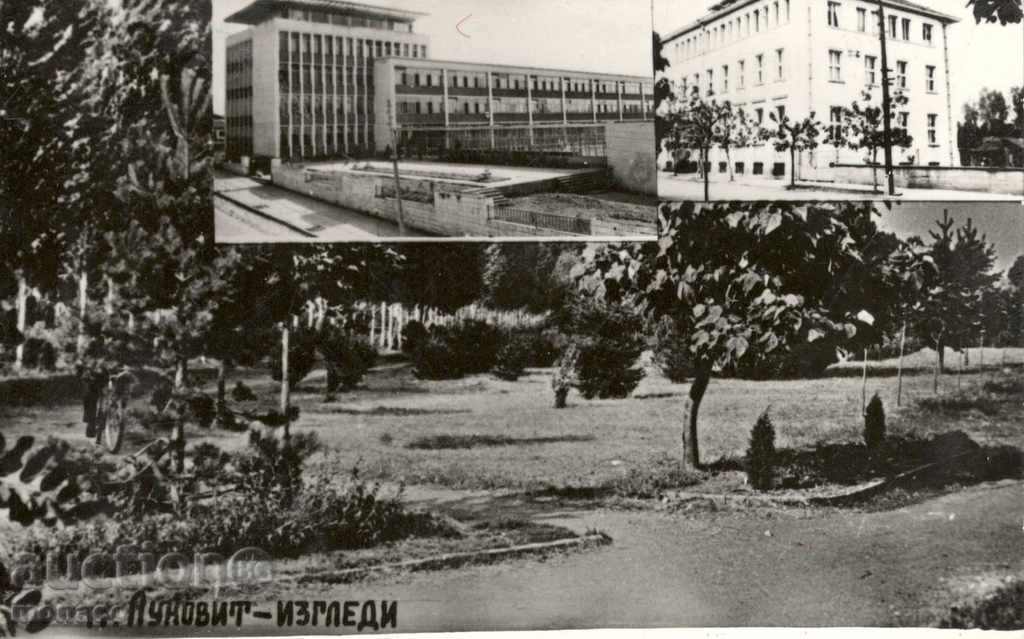 Old postcard - Lukovit, Center - views, mix