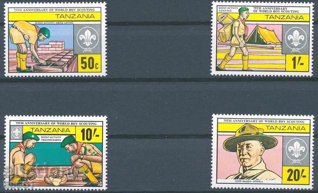 Чисти марки   Скаути   1982 от Танзания