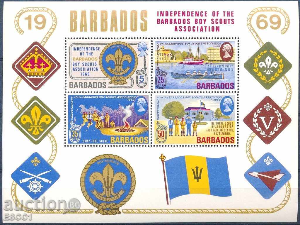 Чисти марки Скаути 1969  от Барбадос
