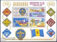 mărci curate 1969 cercetasi din Barbados