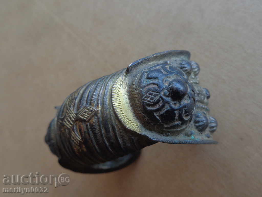 Auction Renaissance bracelet, horn, jewelry, silver, gold-plated, cross Auction Renaissance bracelet, horn, jewelry, silver, gold-plated, cross