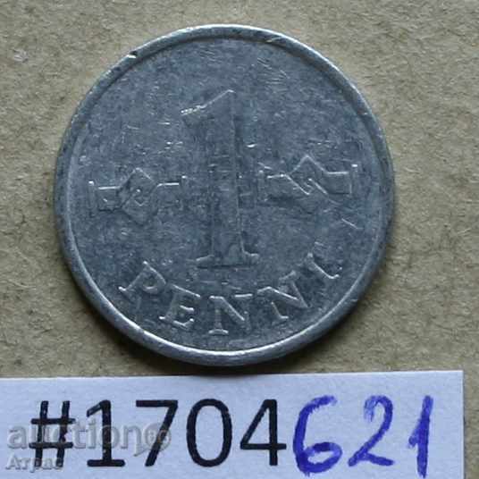 1 penny 1970 Finland