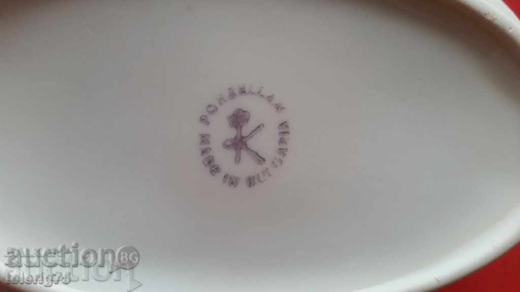 Παράδοση Βουλγαρική Ρετρό Αστέρια ποιότητας πορσελάνη »σάλτσα-σκάφους για να εκτυπώσετε