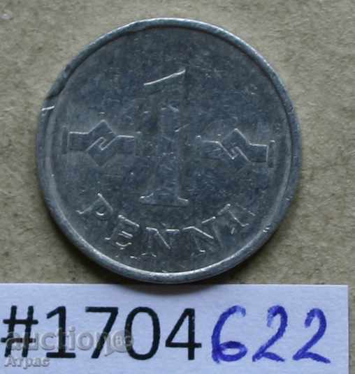 1 penny 1974 Finland