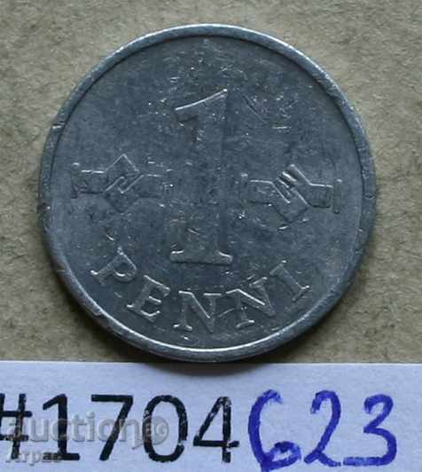 1 penny 1975 Finland
