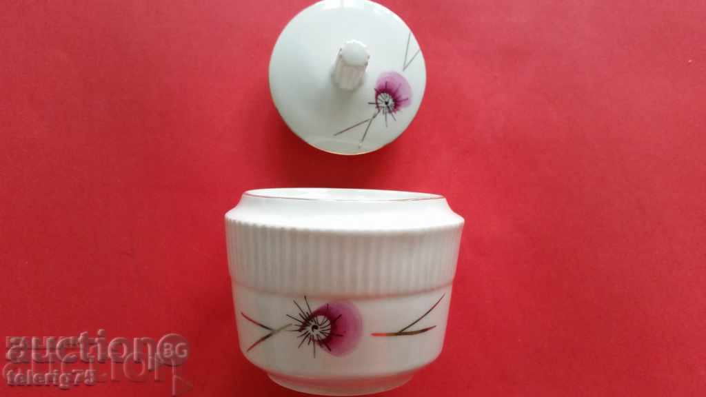 Bulgarian Quality Star Retro Porcelain 'ZAHARNITSA' with Stamp with price 10.00 BGN | € 5.11 Bulgarian Quality Star Retro Porcelain 'ZAHARNITSA' with Stamp with price 10.00 BGN | € 5.11