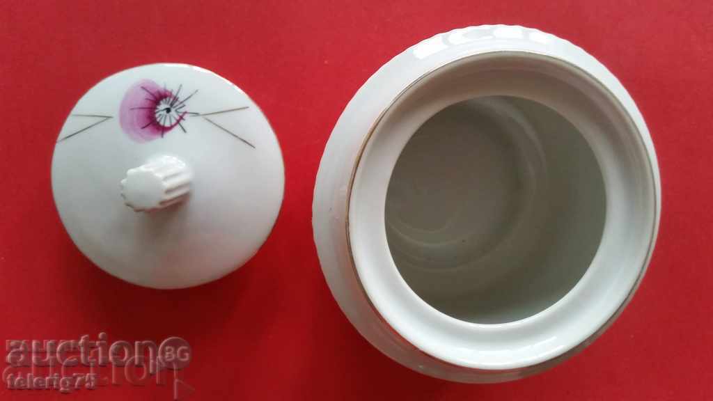 Auction Bulgarian Quality Star Retro Porcelain 'ZAHARNITSA' with Stamp Auction Bulgarian Quality Star Retro Porcelain 'ZAHARNITSA' with Stamp