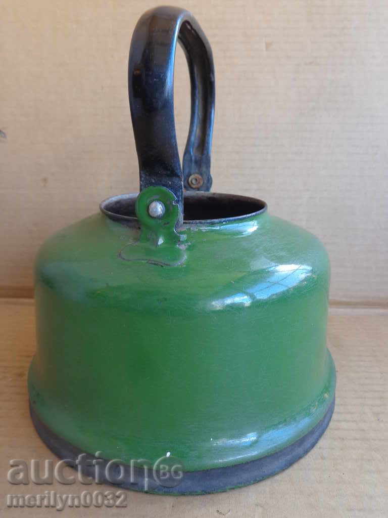 Емайлиран чайник от соца, съд с емайл, СССР - 7 Емайлиран чайник от соца, съд с емайл, СССР - 7